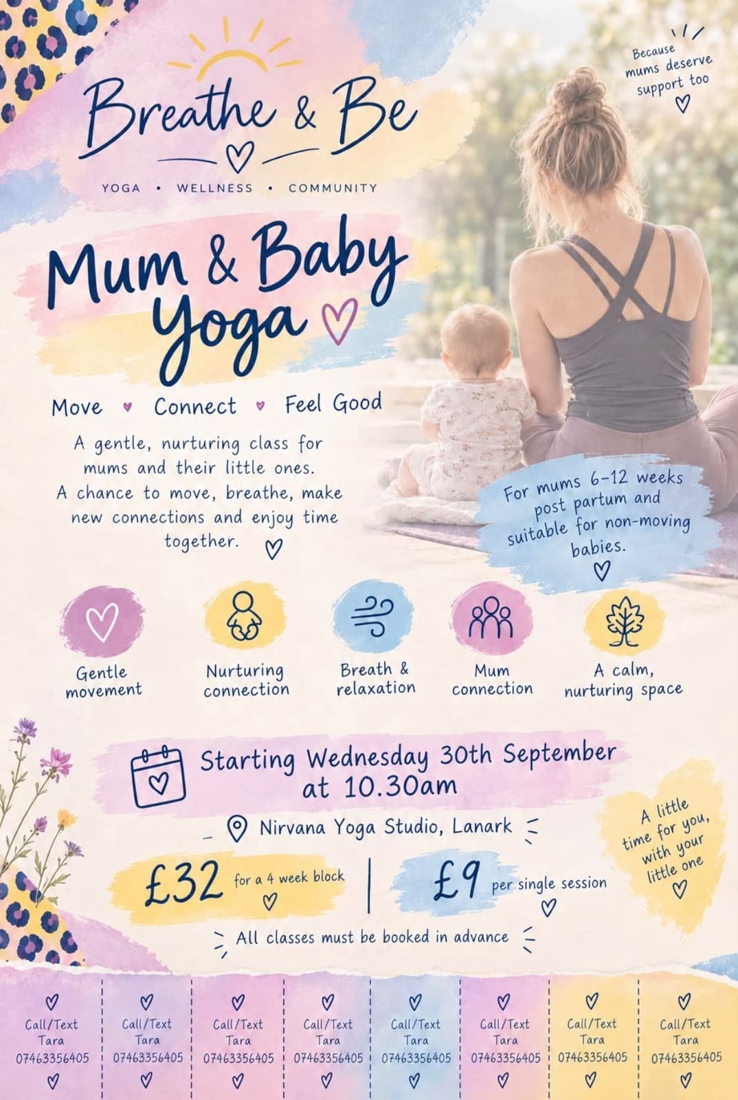 Mum and Baby Yoga information
